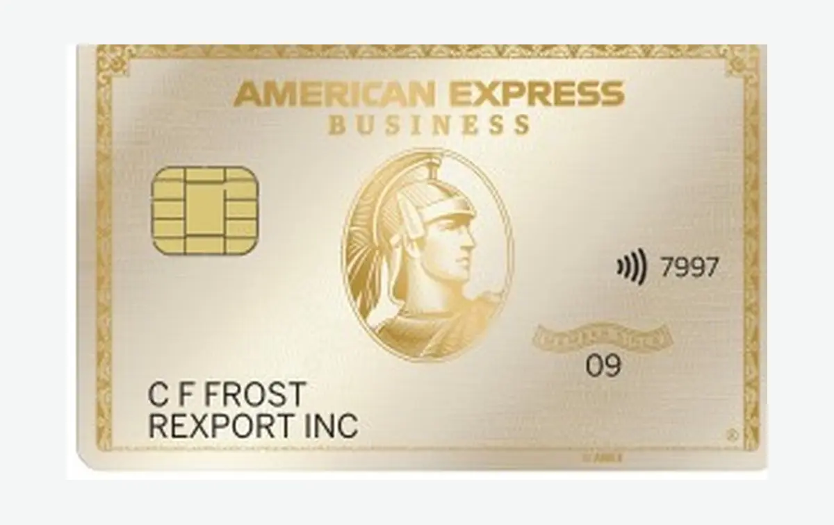 American Express Business Gold credit card